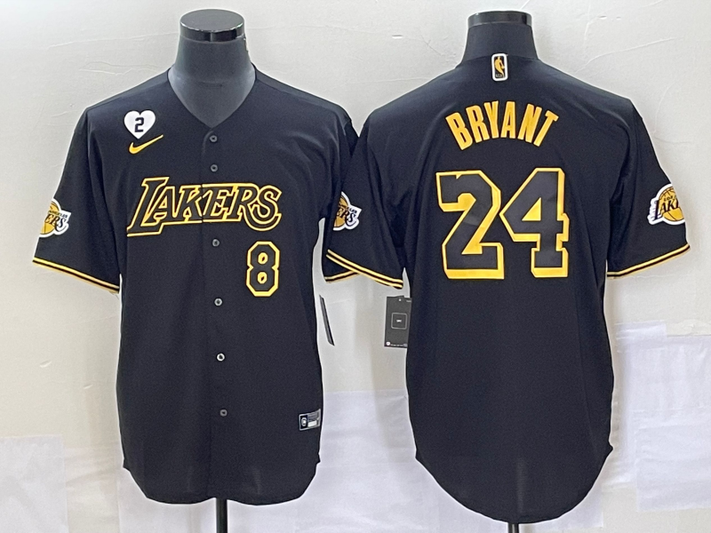 Men Los Angeles Lakers #24 Bryant black 2023 NBA Jersey style5->ncaa teams->NCAA Jersey